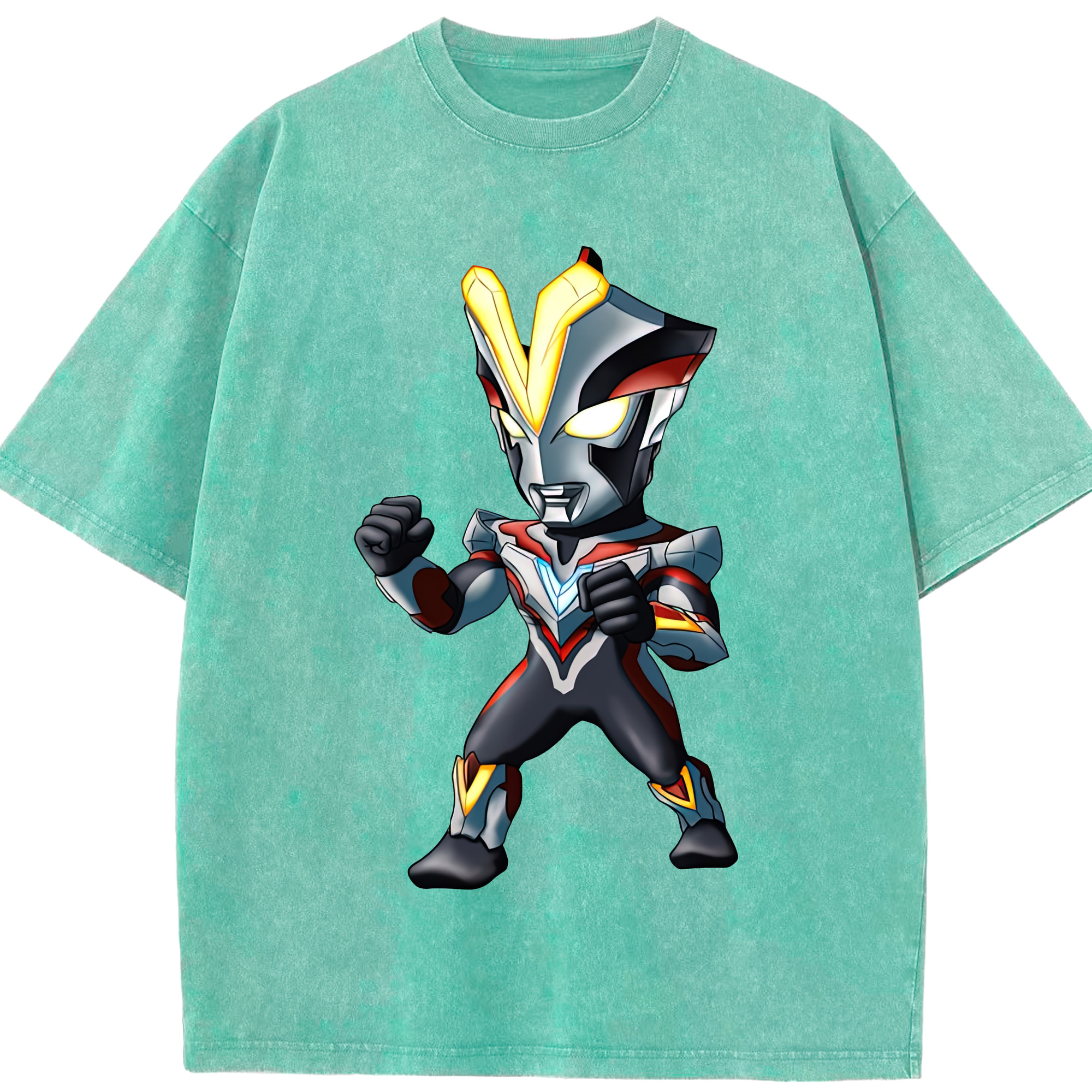 （画像用） ウルトラマン Ultraman 綿100% ヴィンテージ風 半袖Tシャツ（フロントプリント）